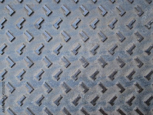 Grunge iron floor
