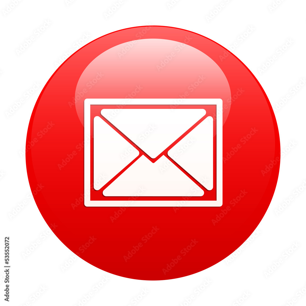 bouton internet e-mail red bouton internet e-mail red