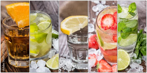 Obraz Koktajl Kolaż