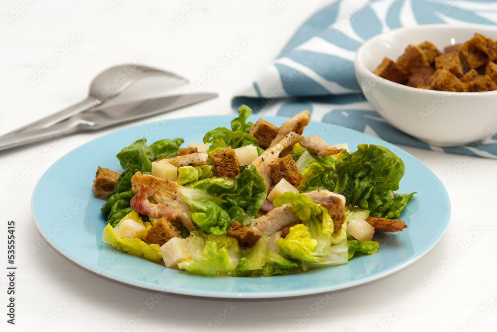 Cesar (roasted chicken) salad Cesar (roasted chicken) salad