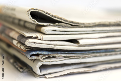 Newspaper stack