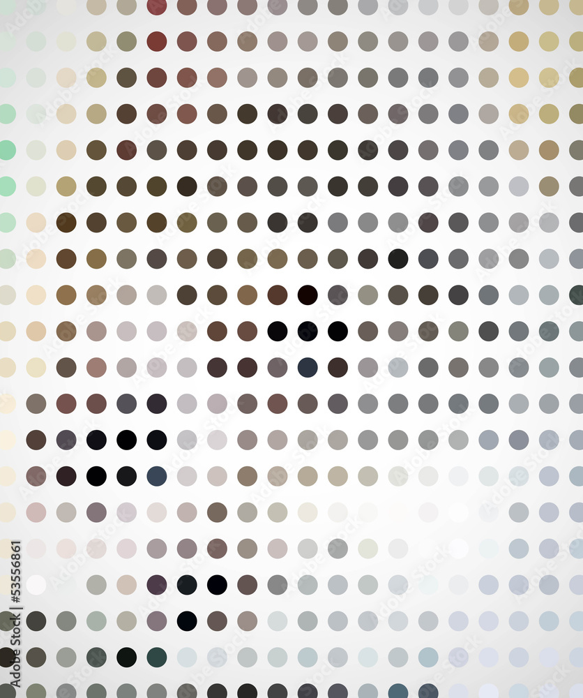 Abstract colorful circle halftone background vector illustration