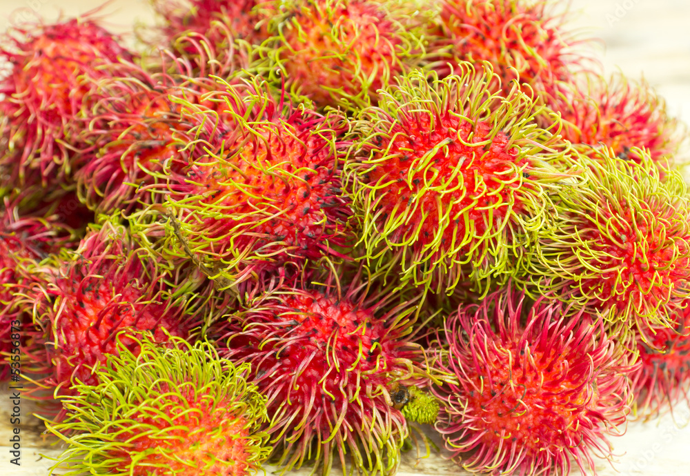 Asian  tropical  fruit,  rambutan