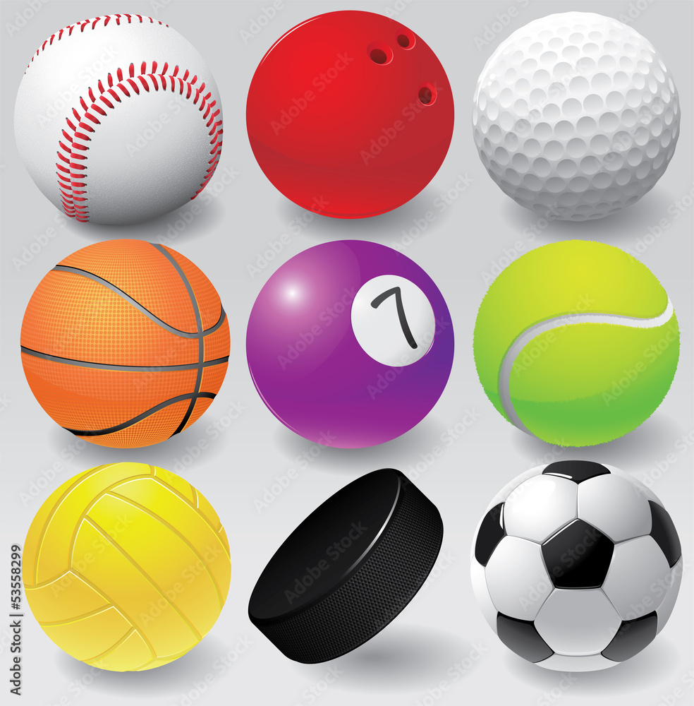 Sport balls vector eps 8 Sport balls vector eps 8