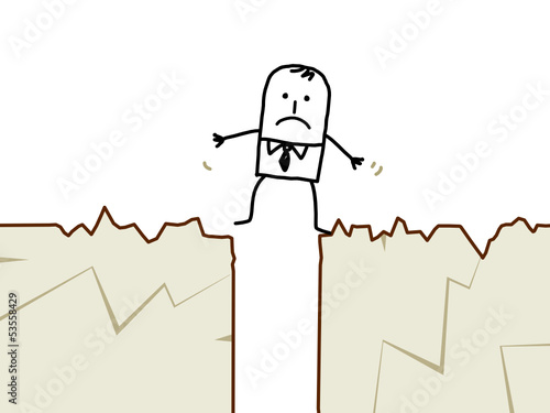 man & earthquake 