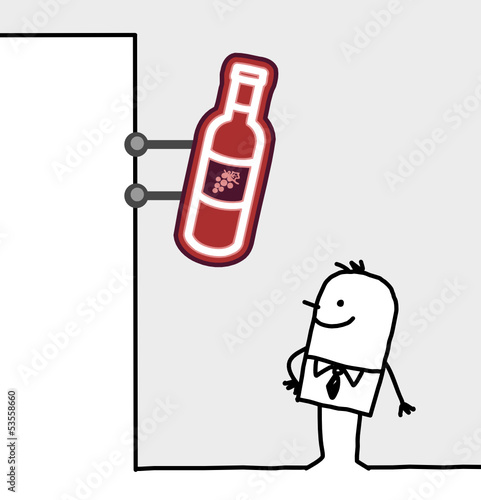 wine sign
