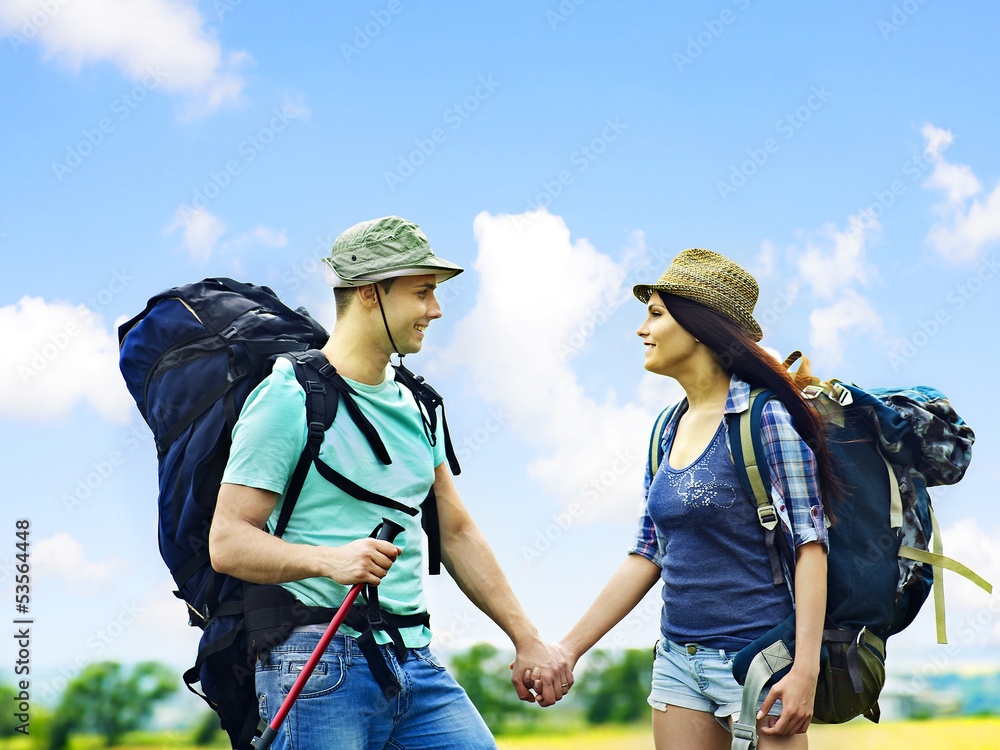 Couple on travel.