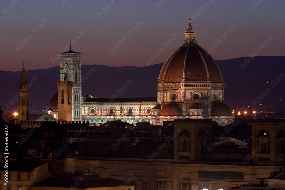 Florence - duomo after the sunset