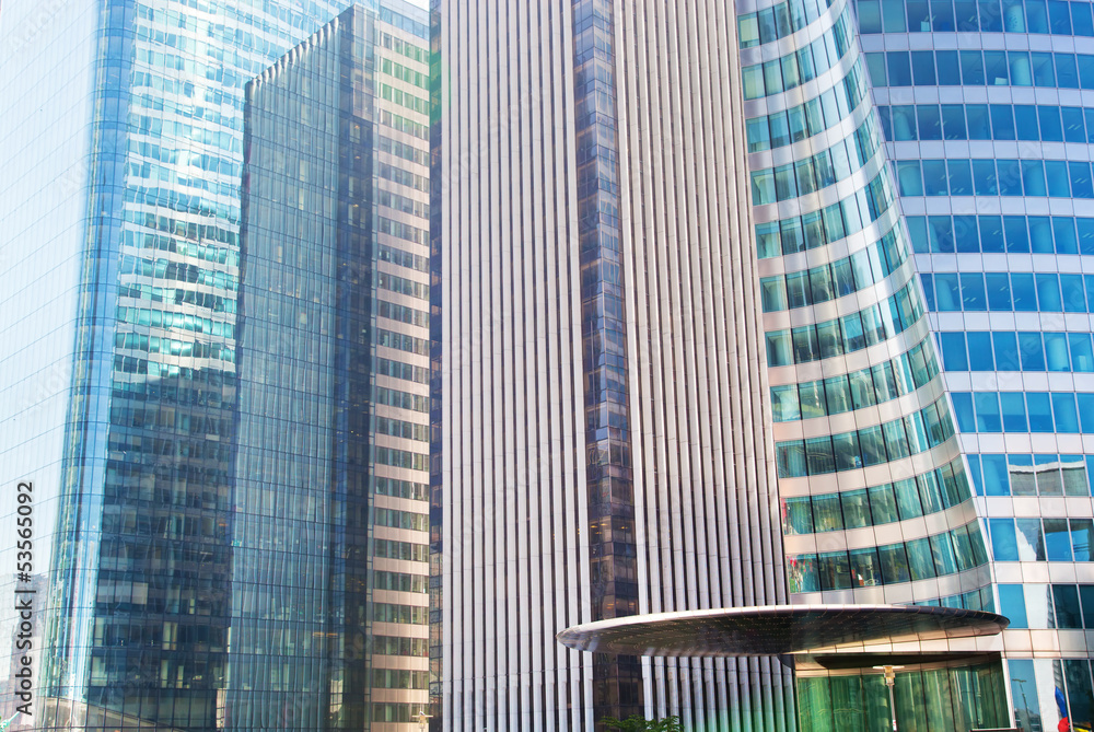 Fototapeta premium Business skyscrapers modern architecture
