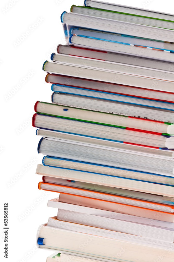 Stapel von Büchern. Freigestellt Stapel von Büchern. Freigestellt