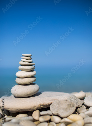 stones on the sea beach