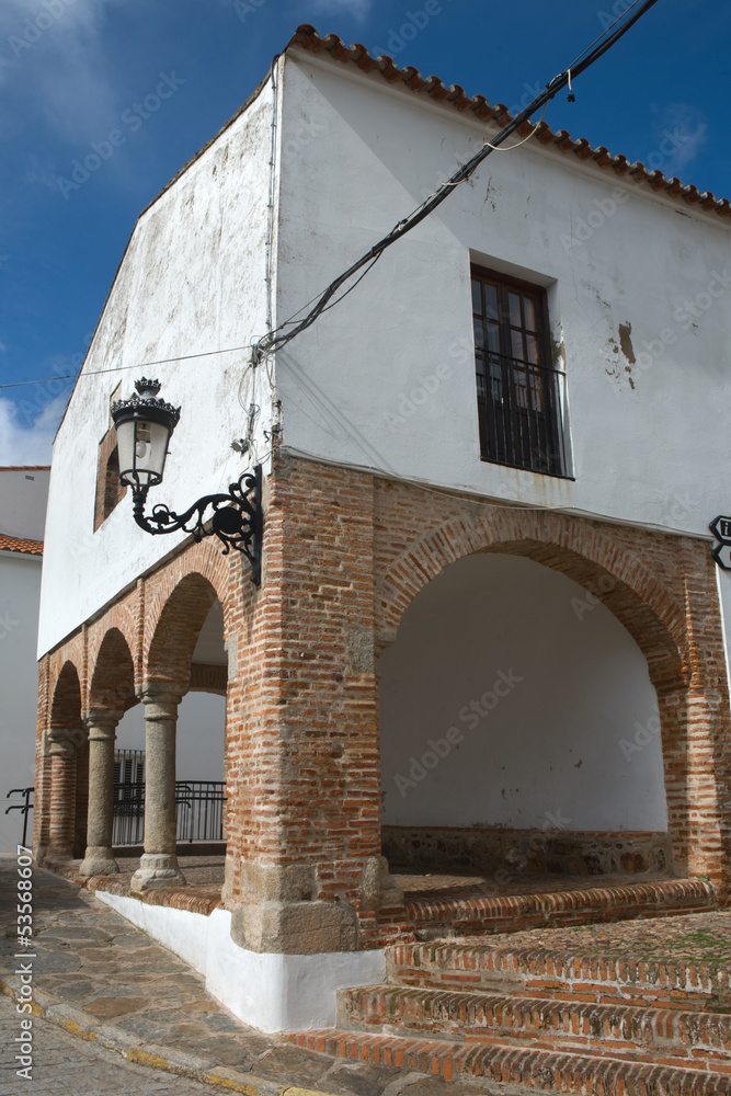 Naklejka premium Town hall porch