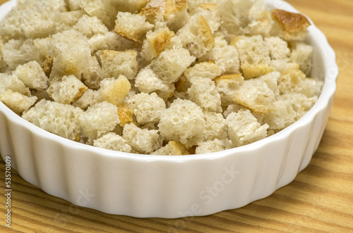 Semmelbrot geschnitten