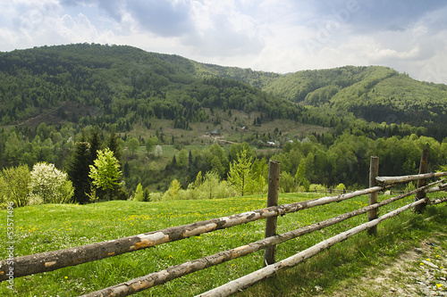 Fototapeta Naklejka Na Ścianę i Meble -  Majestic view in the mountains landscape.Carpathian, Europe.