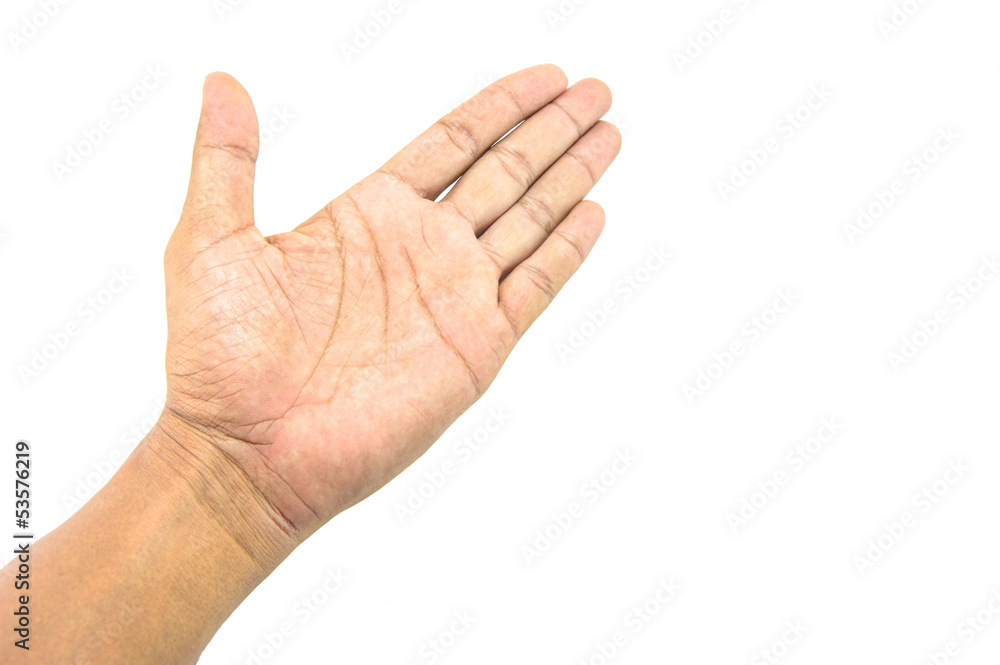 man hand
