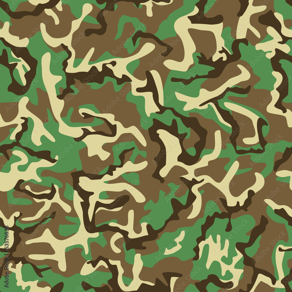Seamless camouflage pattern.