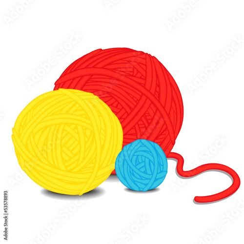 Balls of yarn