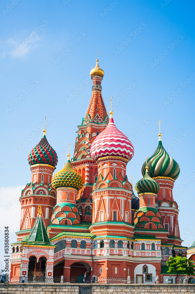 Saint Basil's Cathedral symbol of Moscow