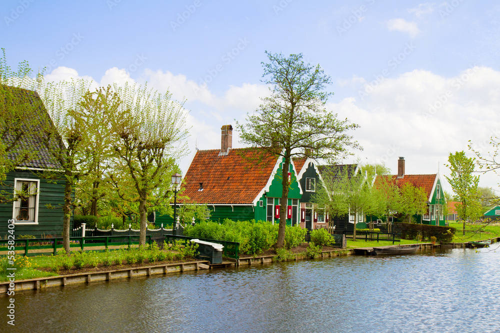 old  town of Zaanse Schans, Netherlands