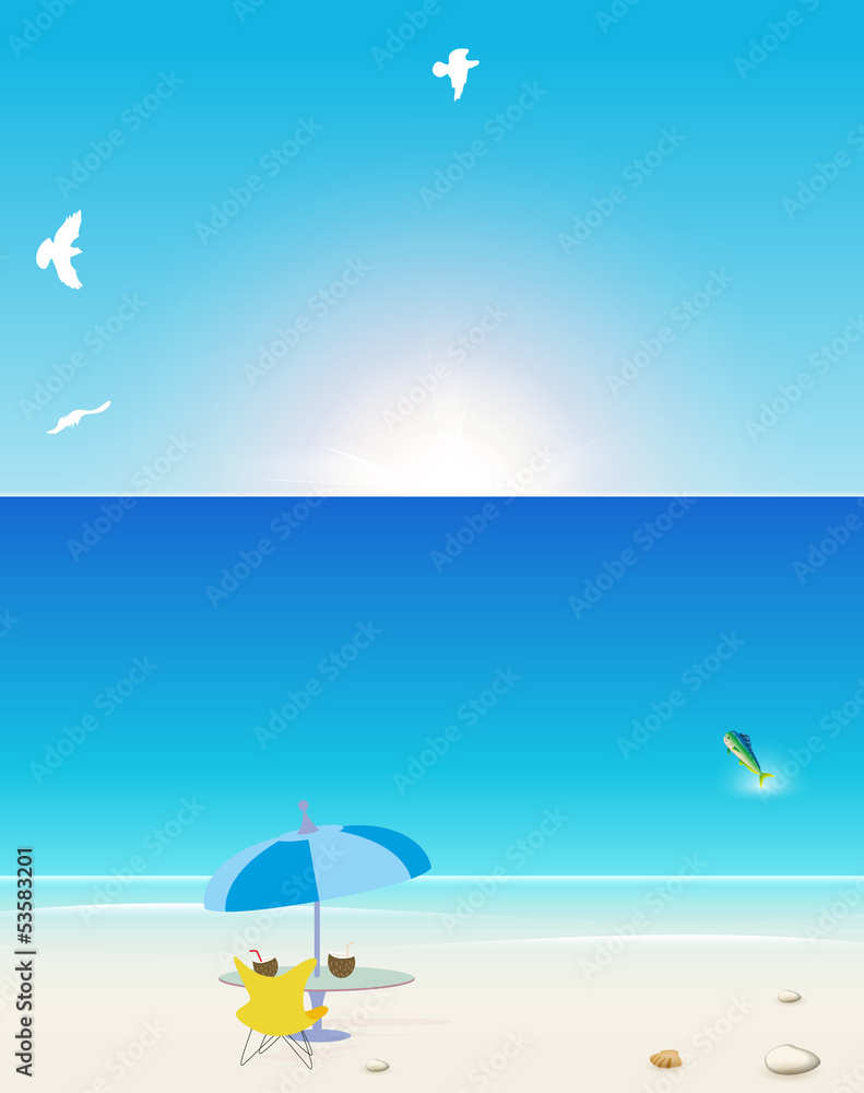 Summer graphic background, easy all editable, you can add text