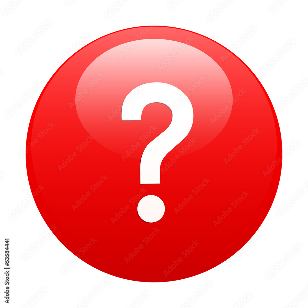 bouton internet question icon red bouton internet question icon red