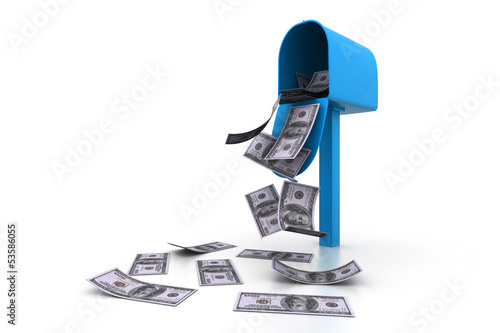 Money in mailbox