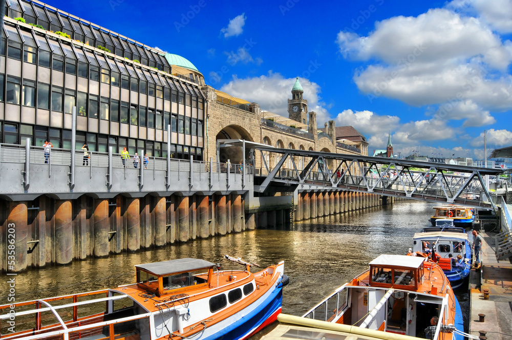 Naklejka premium Hamburger Hafen.