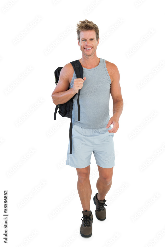 Man in sportswear Man in sportswear