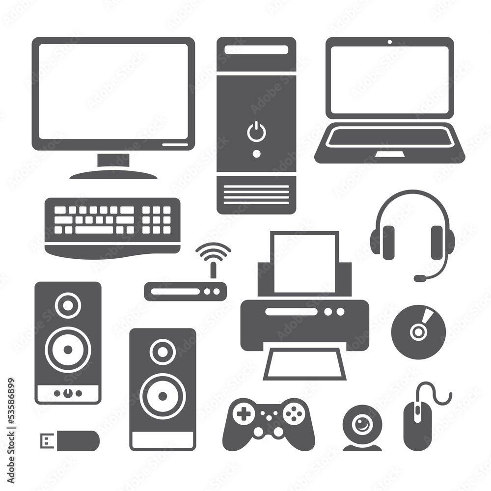 Computer devices icons