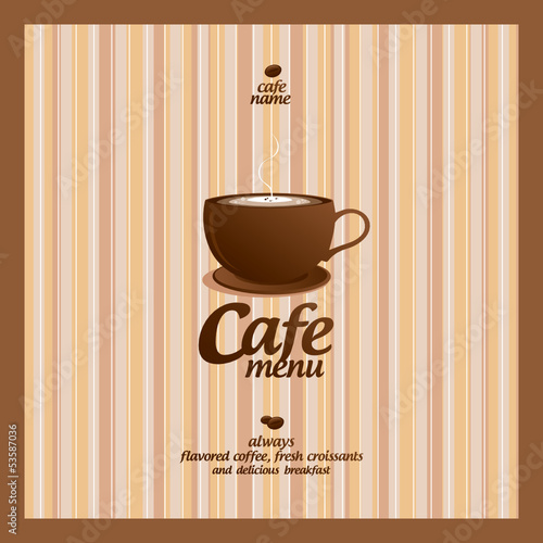 Restaurant Menu Card Design template