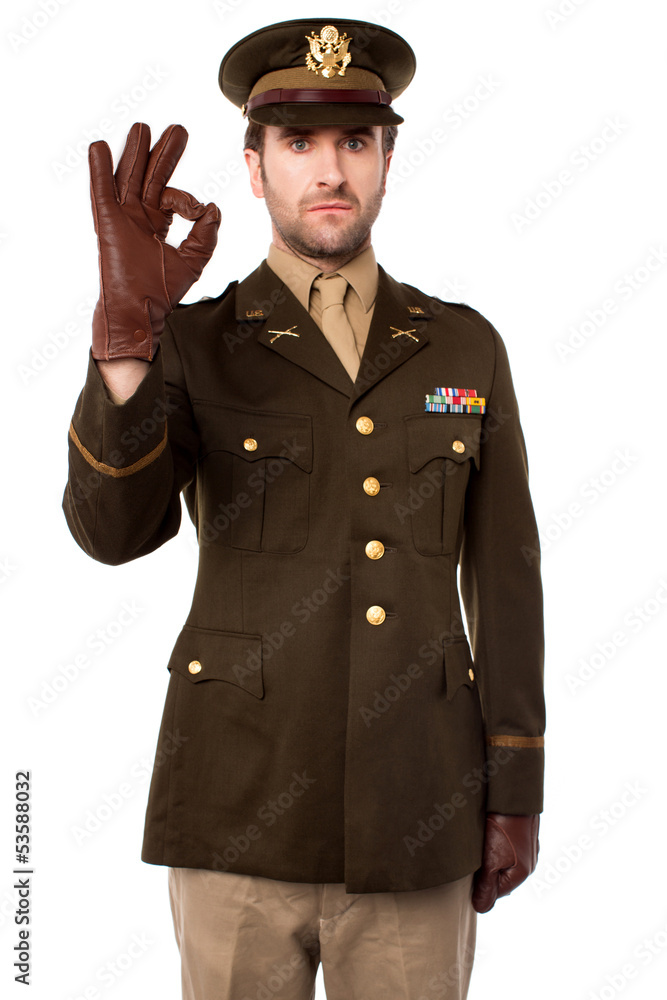 Captain gesturing okay sign. We are all safe. Captain gesturing okay sign. We are all safe.