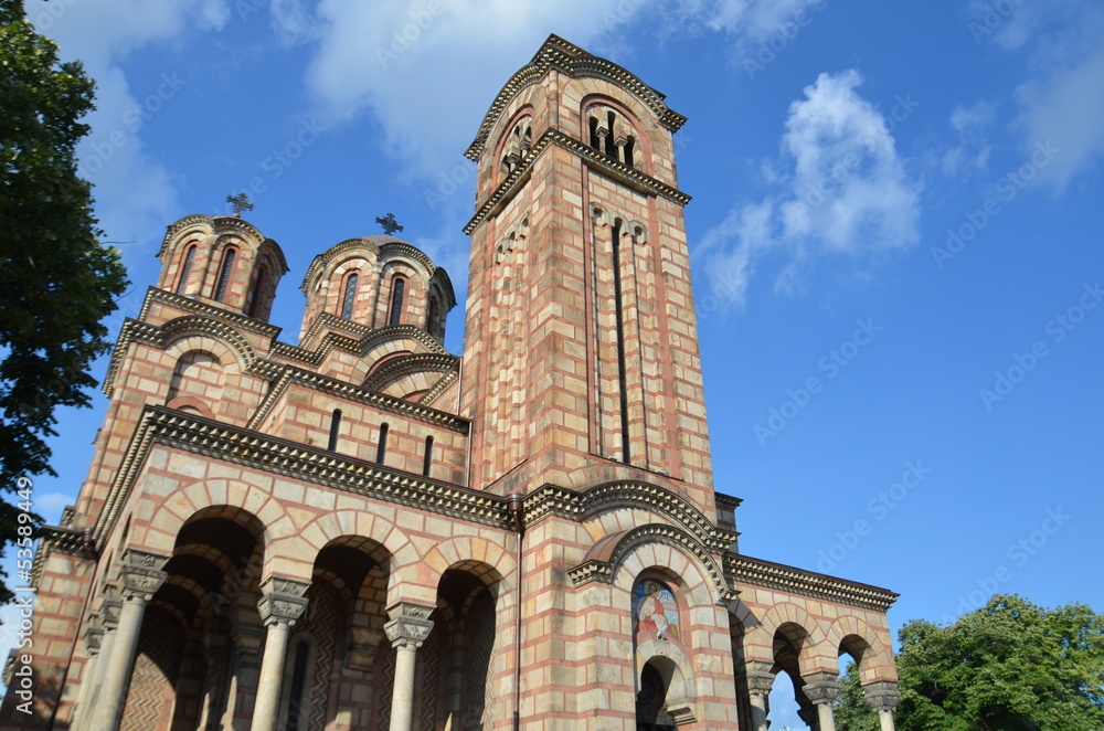 Obraz premium Eglise saint marc de Belgrade