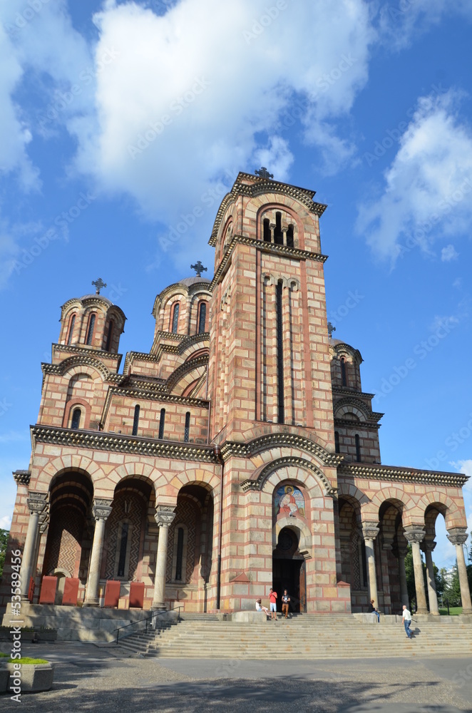 Eglise saint marc en Serbie