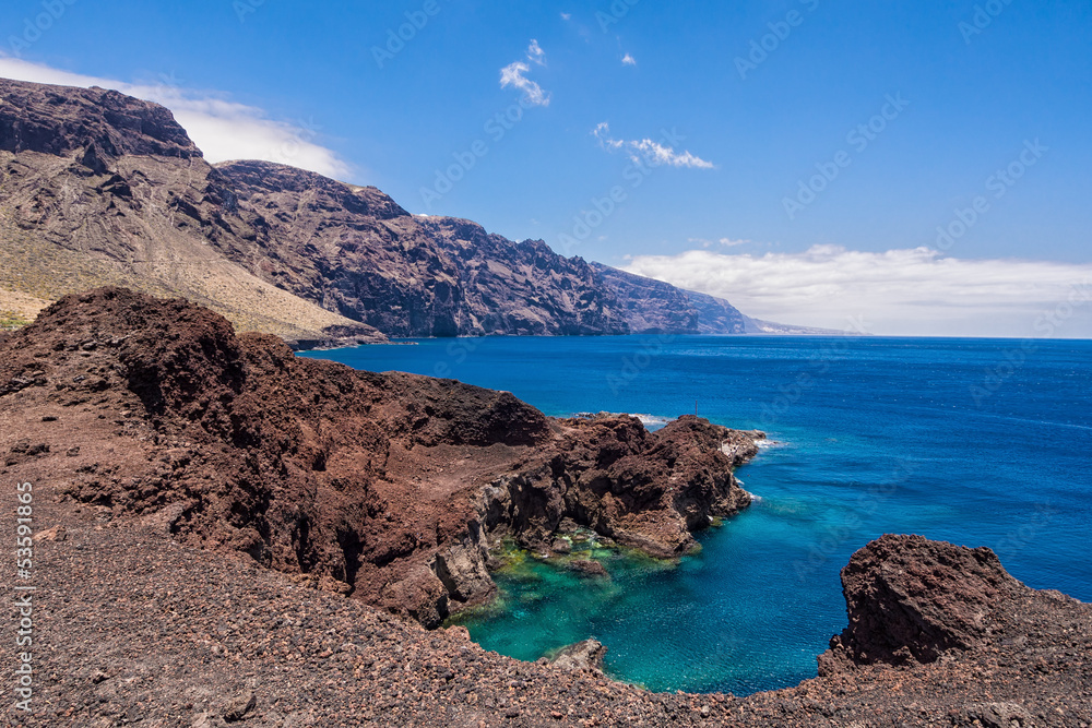 Die Atlantikküste auf Teneriffa. Die Atlantikküste auf Teneriffa.