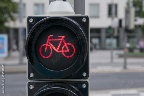 Red light for bicycle