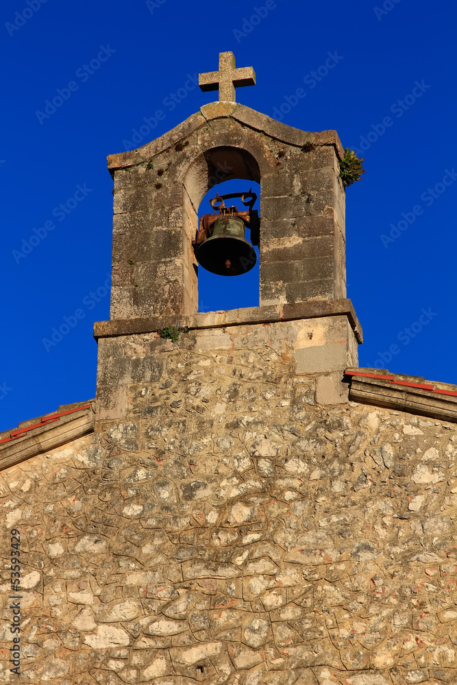 Old church Catholic shrine in San Vicente de la barquera Spain