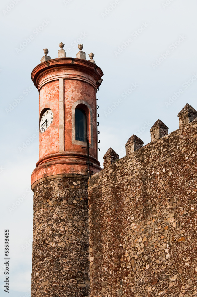 Tower of Palace of Cortes, Cuernavaca (Mexico)