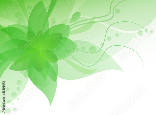 Spring abstract floral background