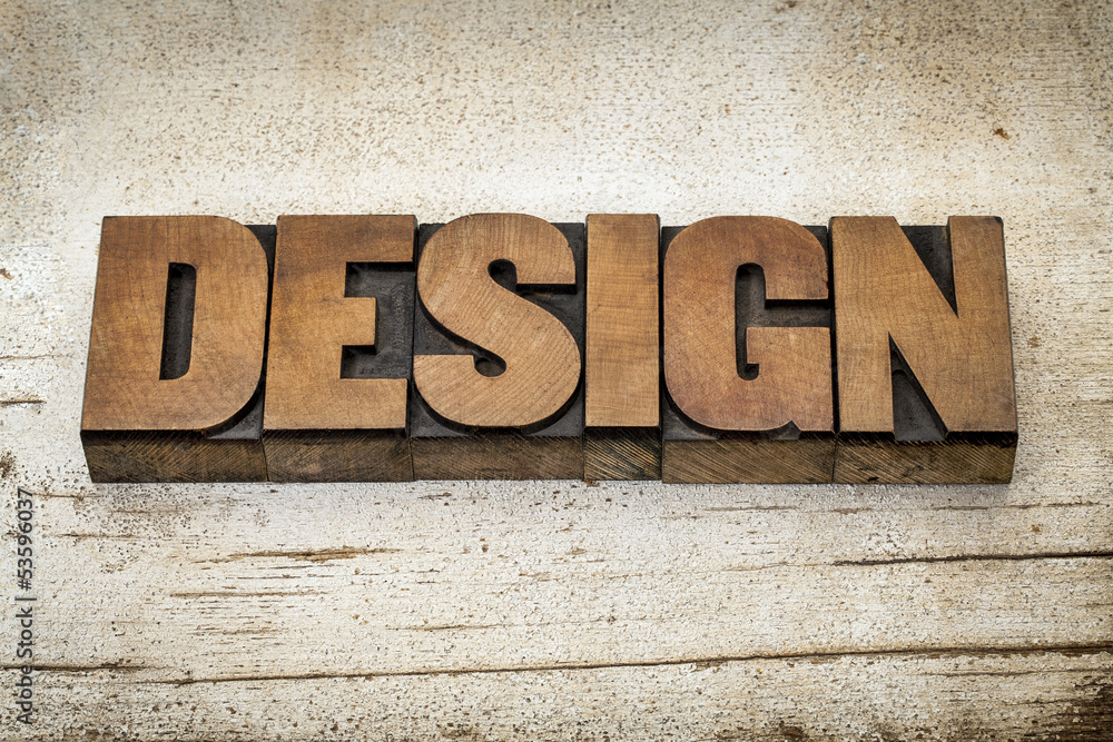 Fototapeta premium słowo projektu w rodzaju drewna