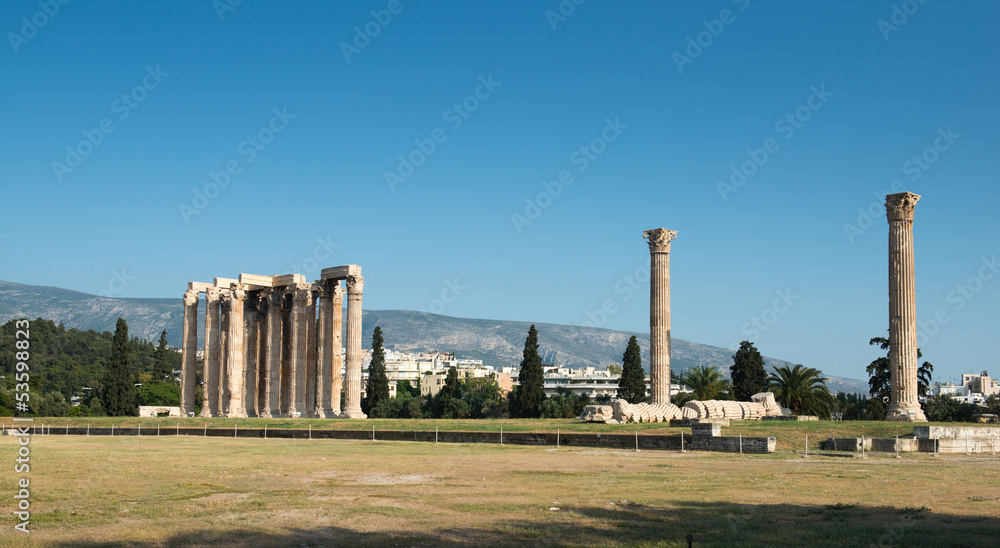 Temple of Olympian Zeus , Athens, Greece