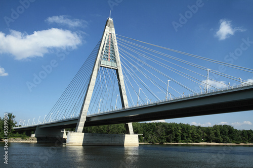 Fototapeta Naklejka Na Ścianę i Meble -  Detail of bridge (Hungary)
