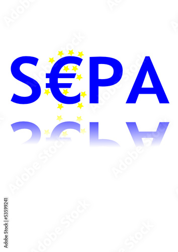 Schriftzug SEPA