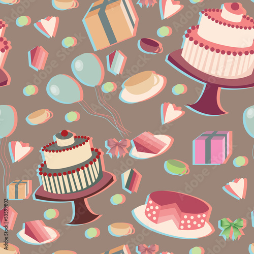 festive seamless background