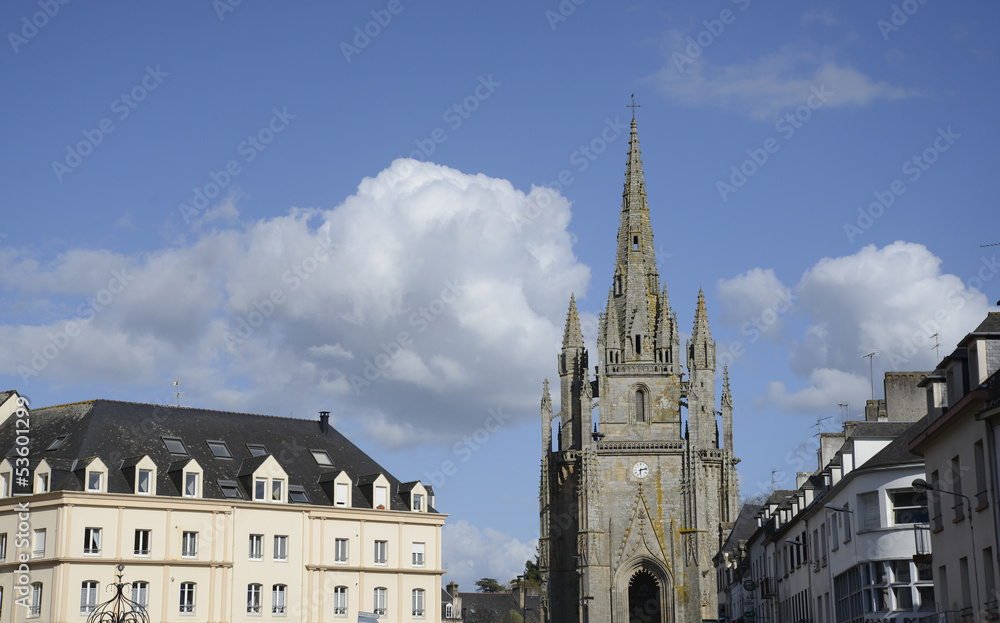 Kirche in hennebont, Bretagne