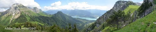 Tournette , chalet de l'Aulp, lac d'Annecy et Lanfonnet