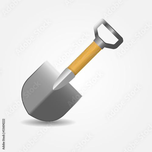 shovel icon vector illustration