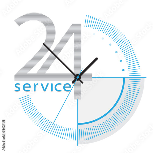 24/7 service rund um die uhr