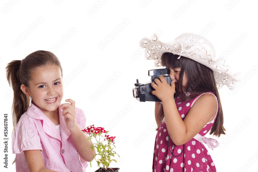 photographer and model