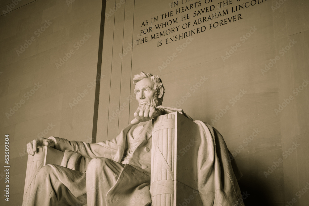 Fototapeta premium Lincoln Memorial in Washington DC
