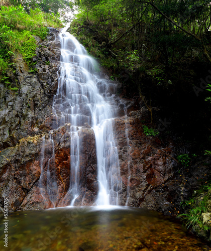 Waterfall in forest